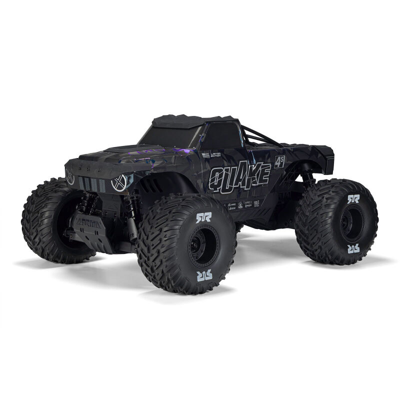 QUAKE 4S DSC 4X4 RTR Brushless Monster Truck Black/Pearl - 1:8