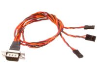 Voltmaster - cable harness SUB-D 9 poles male connector - JR end - 35 cm