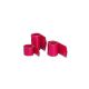 Schrumpfschlauch 25mm rot transparent - 1m