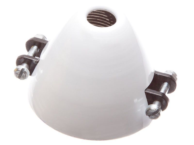 RFM - 40/4mm CFK Spinner mit Mittelteil mit Kühlung weiß
