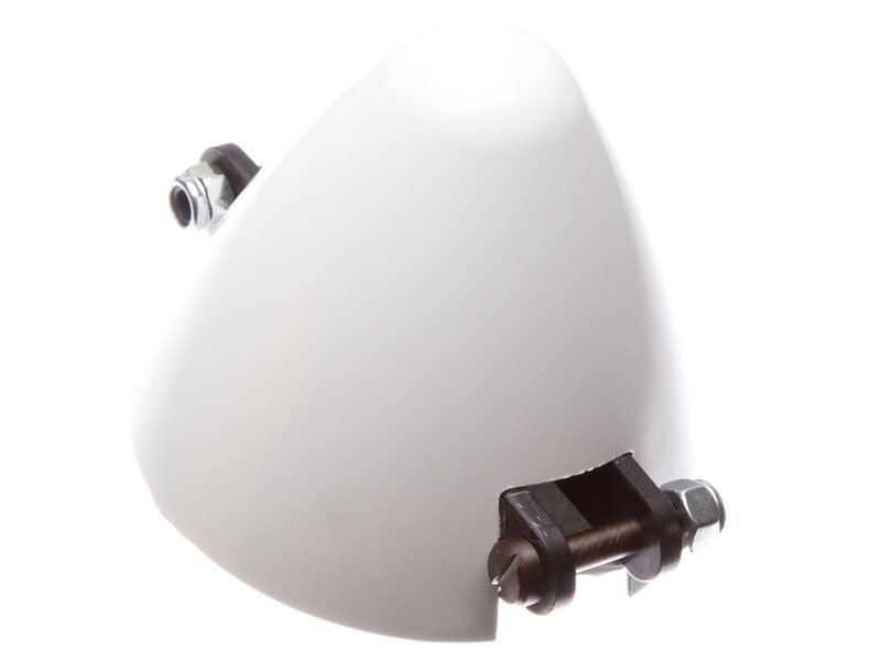 RFM - 48/6mm CFK Spinner mit Mittelteil ohne Kühlung weiß