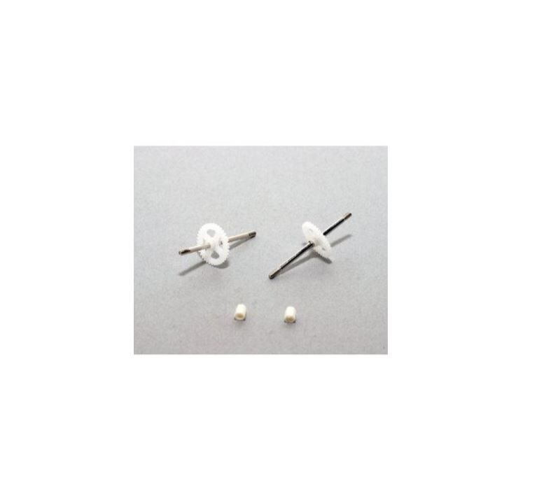 E-flite - prop shaft with gear (2 pieces)