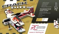 Crack Pitts backyard black/red 8mm EPP - 755mm