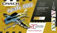 Crack Yak indoor lite blau/gelb 8mm EPP - 800mm