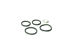 Hacker - A10 rubberring and adaptor set