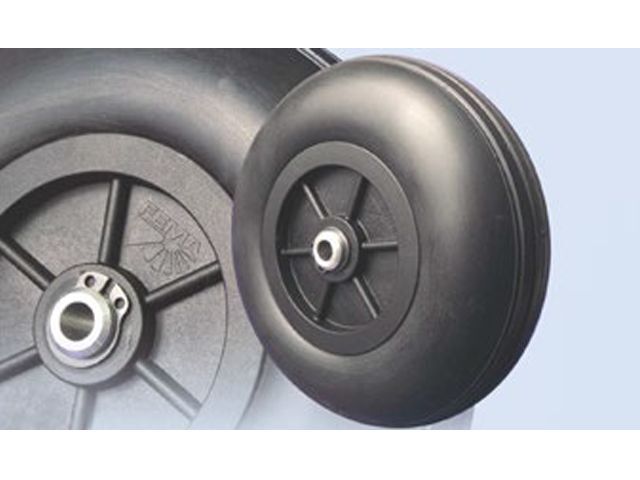 FEMA wheels Vollgummiräder - 90mm (1 Stück)