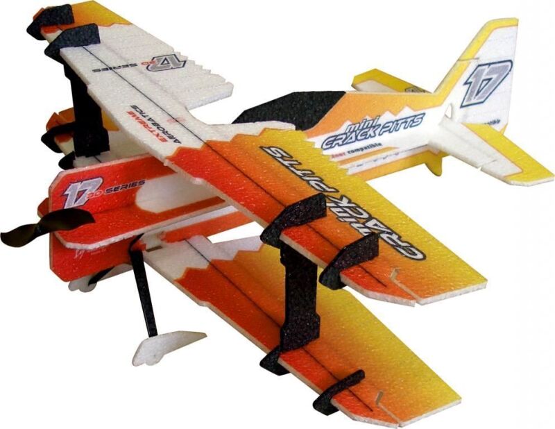 Mini Crack Pitts orange 6mm EPP - 600mm